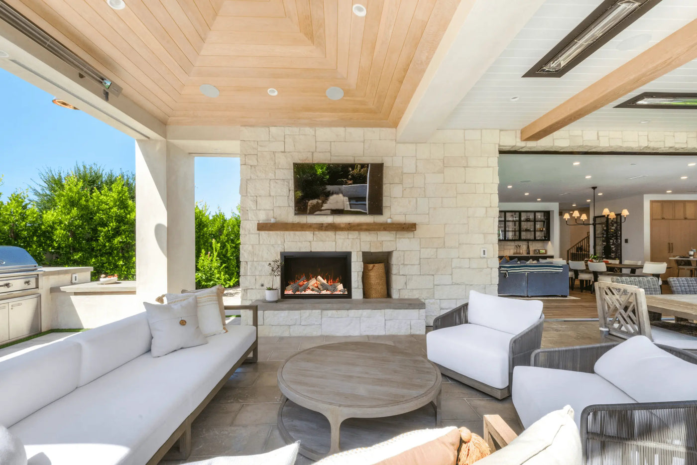 Outdoor Electric Fireplaces