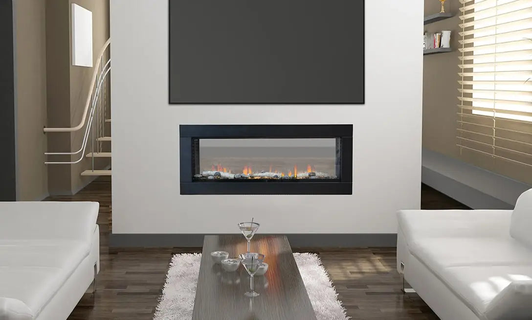 See-Through Electric Fireplaces