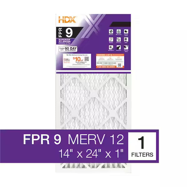 Honeywell 14 x 24 x 1 Air Filter FPR 9 - Fireplace Canada