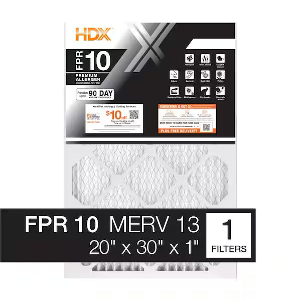 Honeywell 20 x 30 x 1 Air Filter FPR 10
