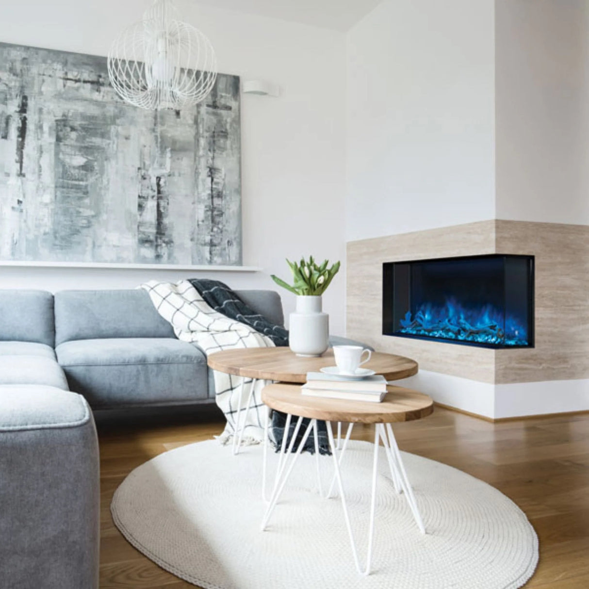 Modern Flames Landscape Pro Multi 96" Linear Build-In Electric Fireplace (MOD LPM-9616)