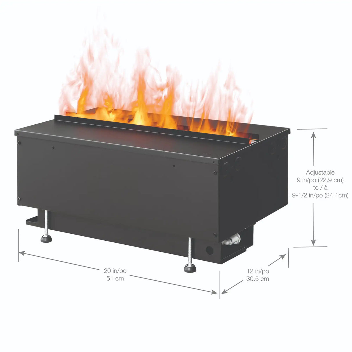 Dimplex Optimyst RGB Cassette 20" Built-in Water Vapor Fireplace (CDFI500-PRO-RGB)