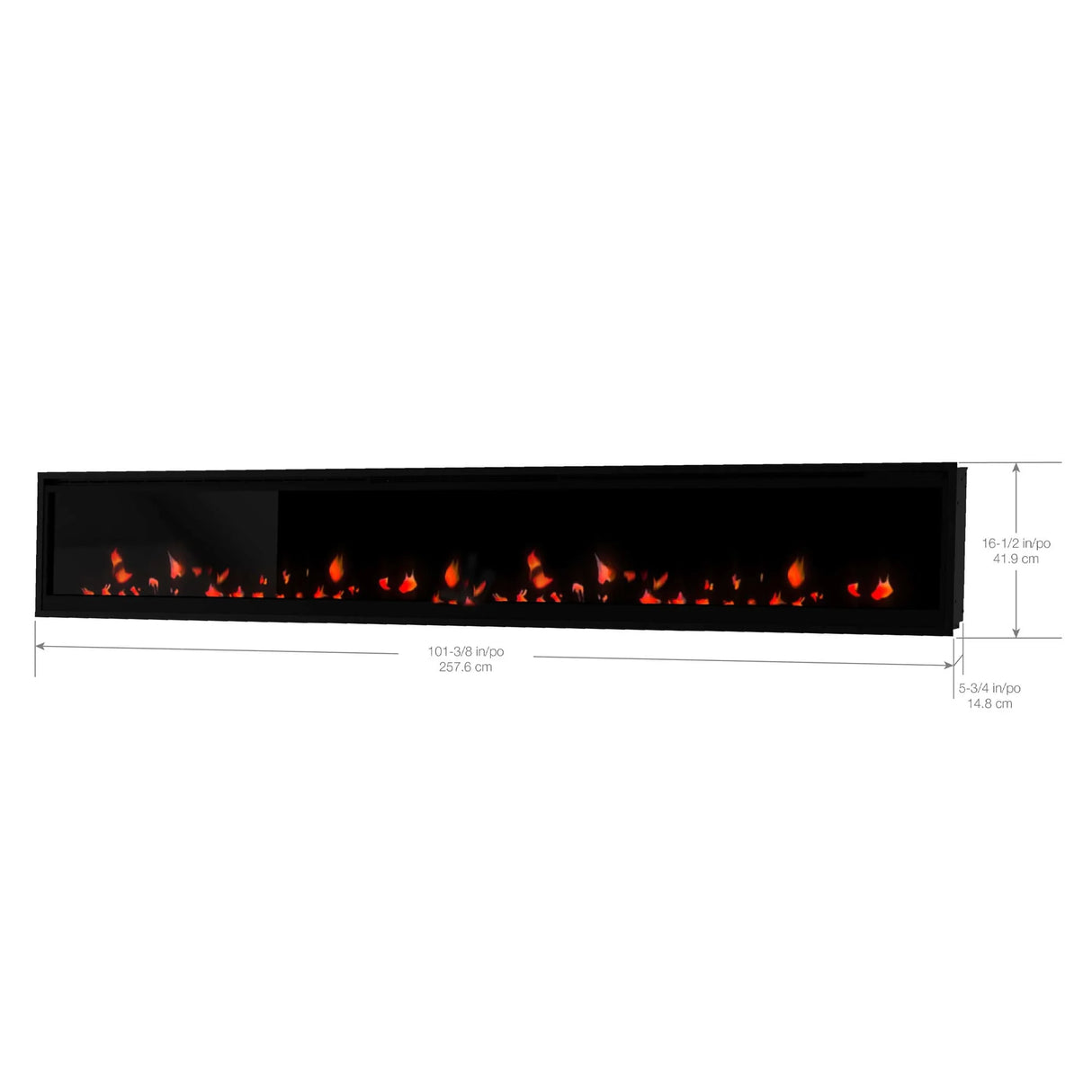 Dimplex Vital Essence 100" Linear Electric Fireplace (ESN100)