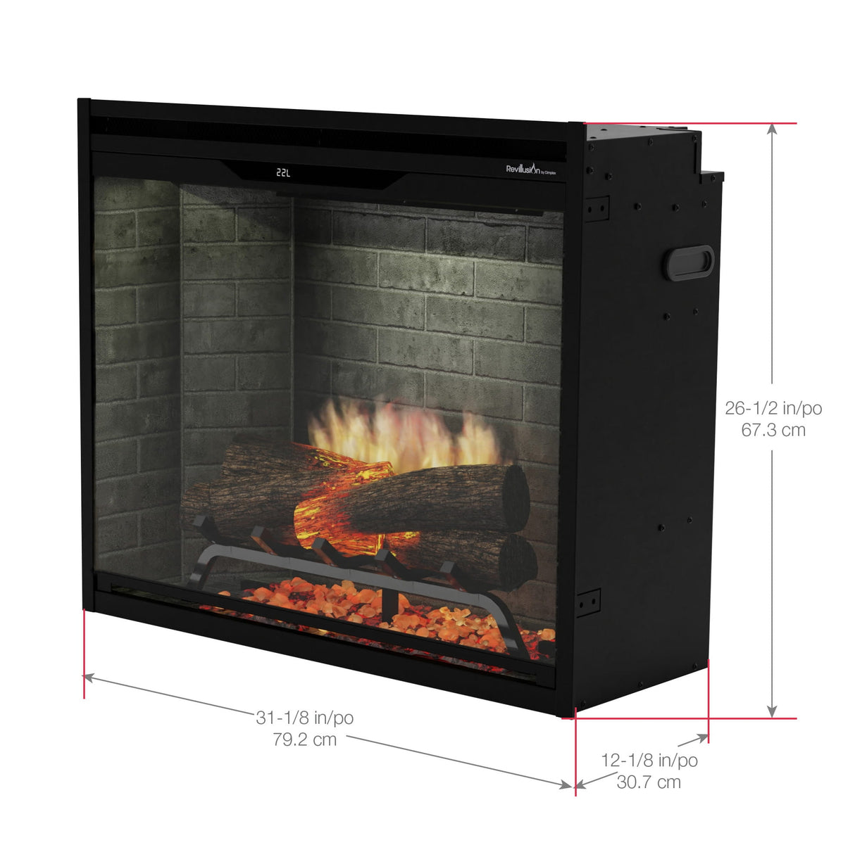 Revillusion 30" Built-In Electric Firebox