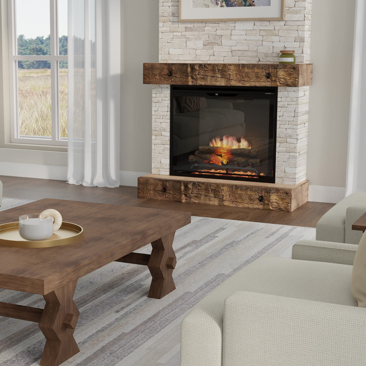 Revillusion 36" Portrait Built-In Electric Firebox