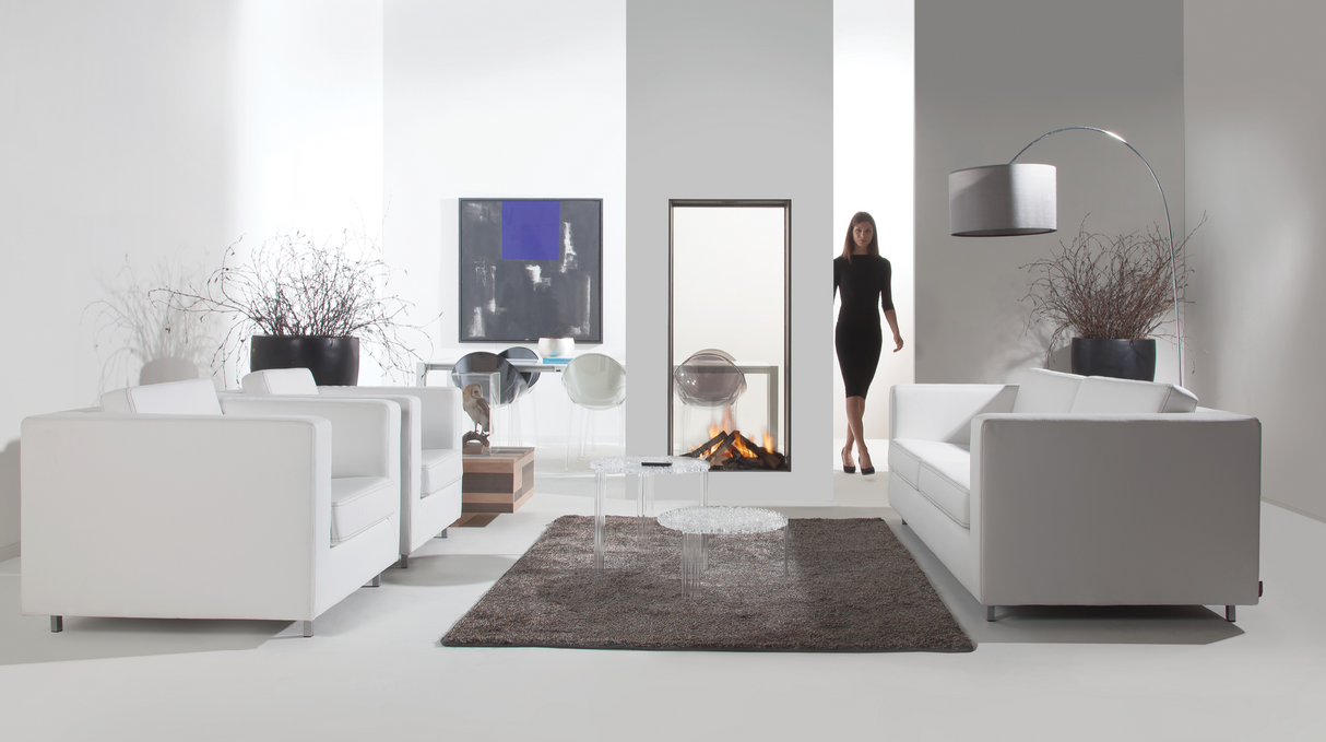 Sky L T See-Through Gas Fireplace - Fireplace Canada