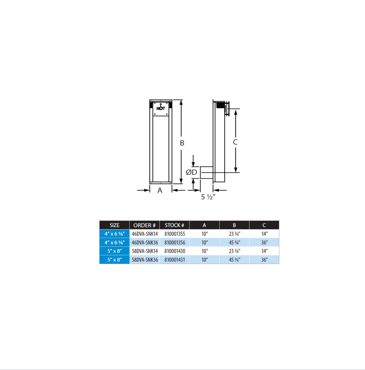 46DVA-SNK36 - Fireplace Canada