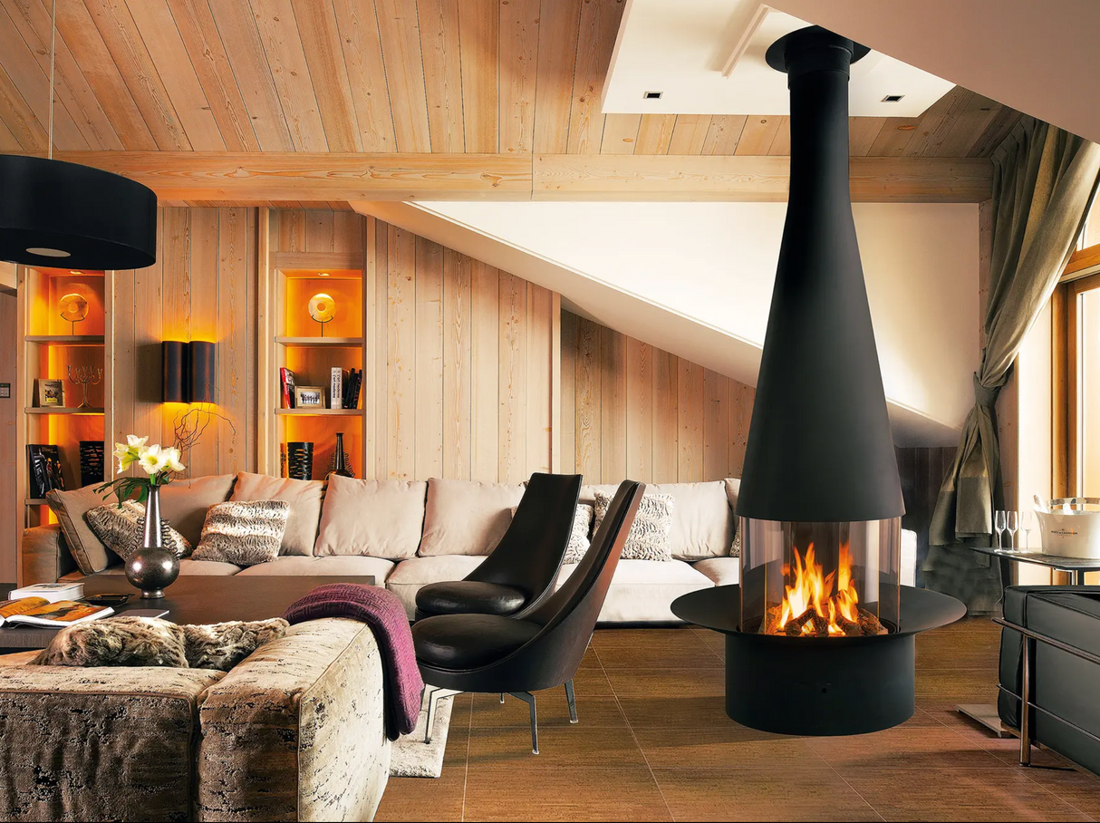 FILIOFOCUS CENTRAL 1600 BLACK - Fireplace Canada