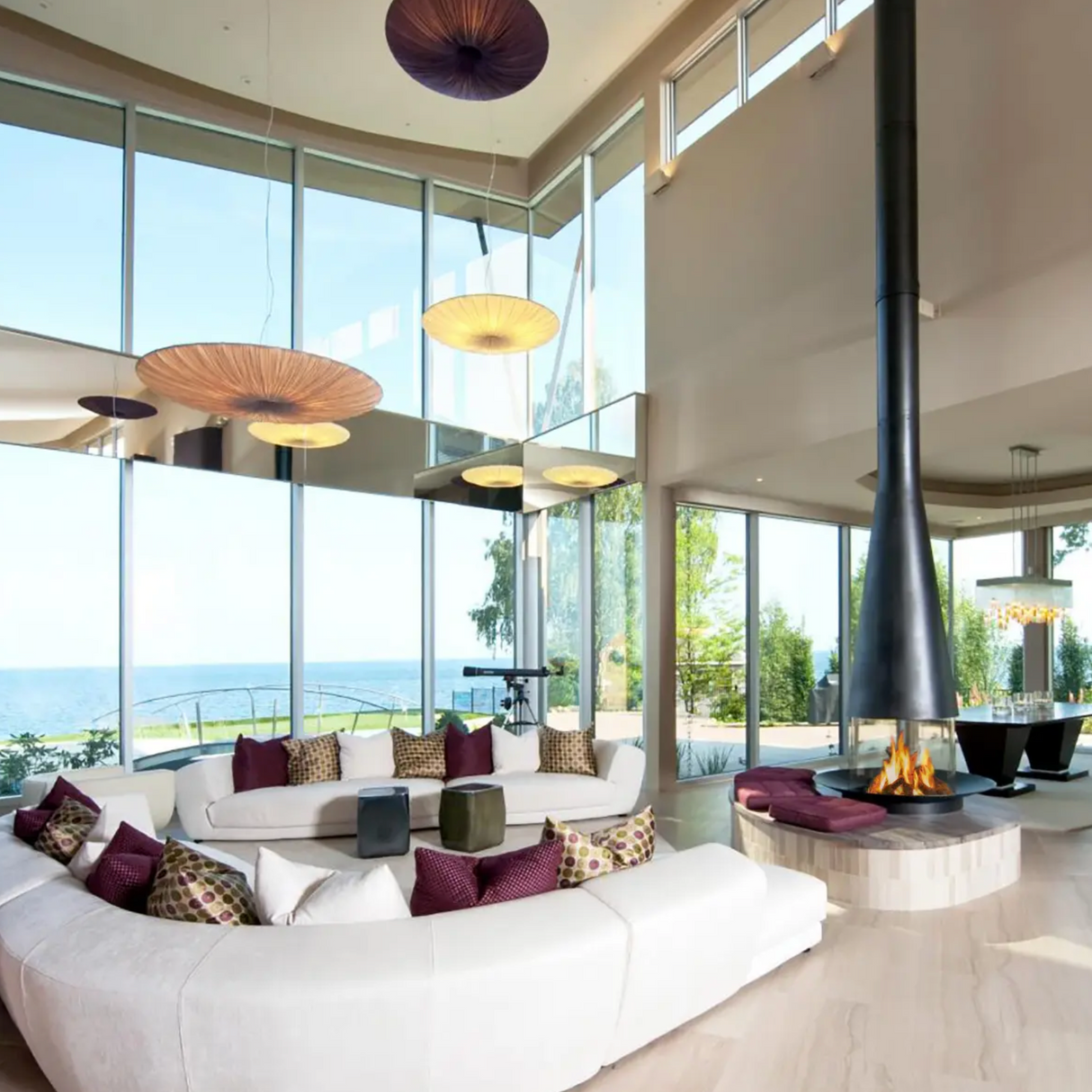 FILIOFOCUS CENTRAL 1600 BLACK - Fireplace Canada