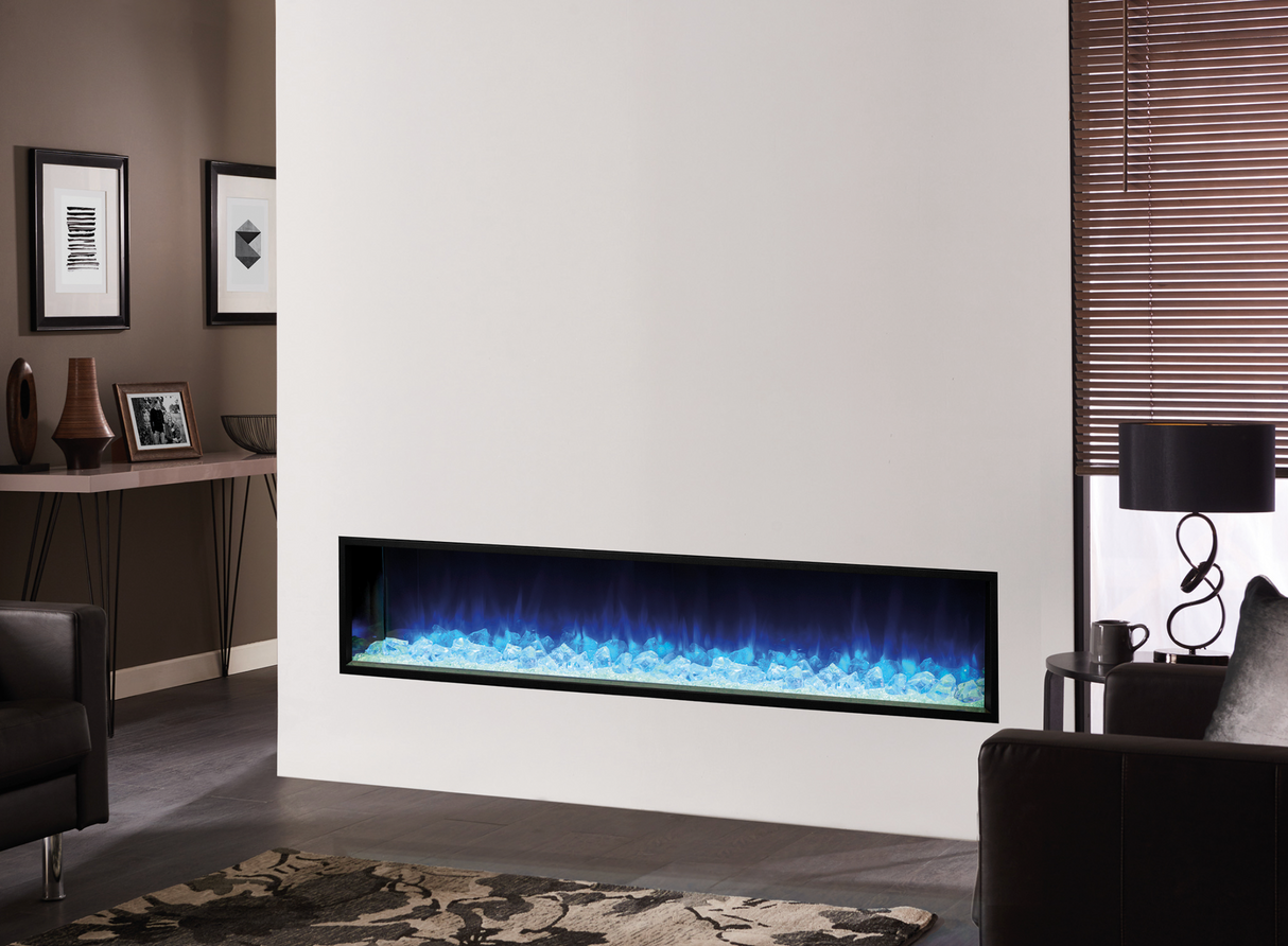 Skope 77" Built-in 3 Sided Fireplace (E195-2) - Fireplace Canada