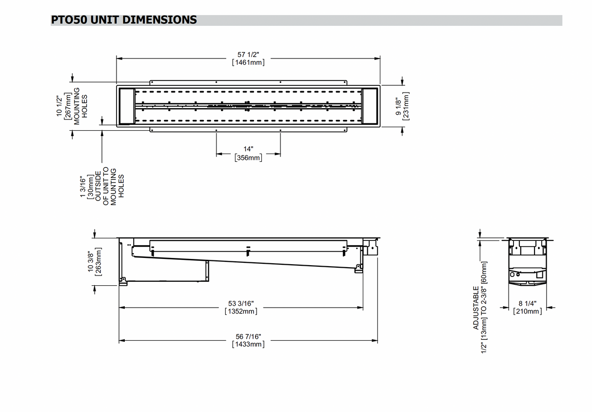 PTO50 Outdoor Burner - Fireplace Canada