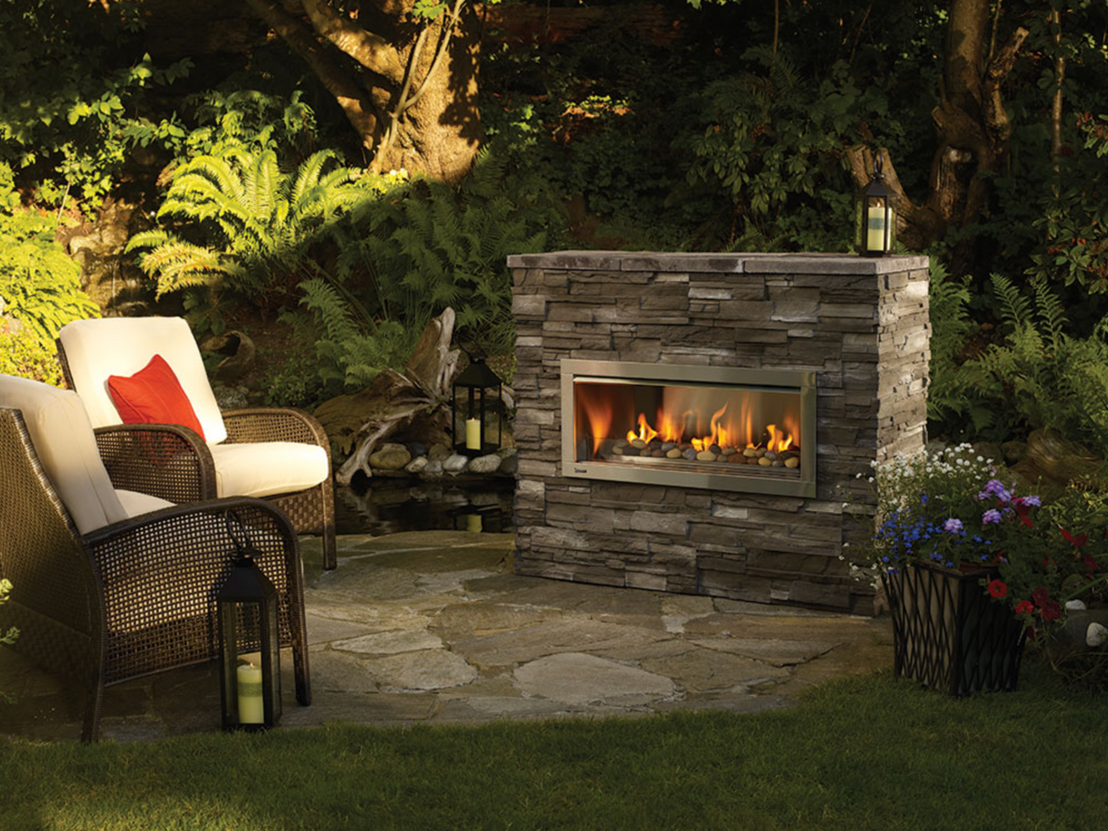 HZO42 Outdoor Gas Fireplace - Fireplace Canada