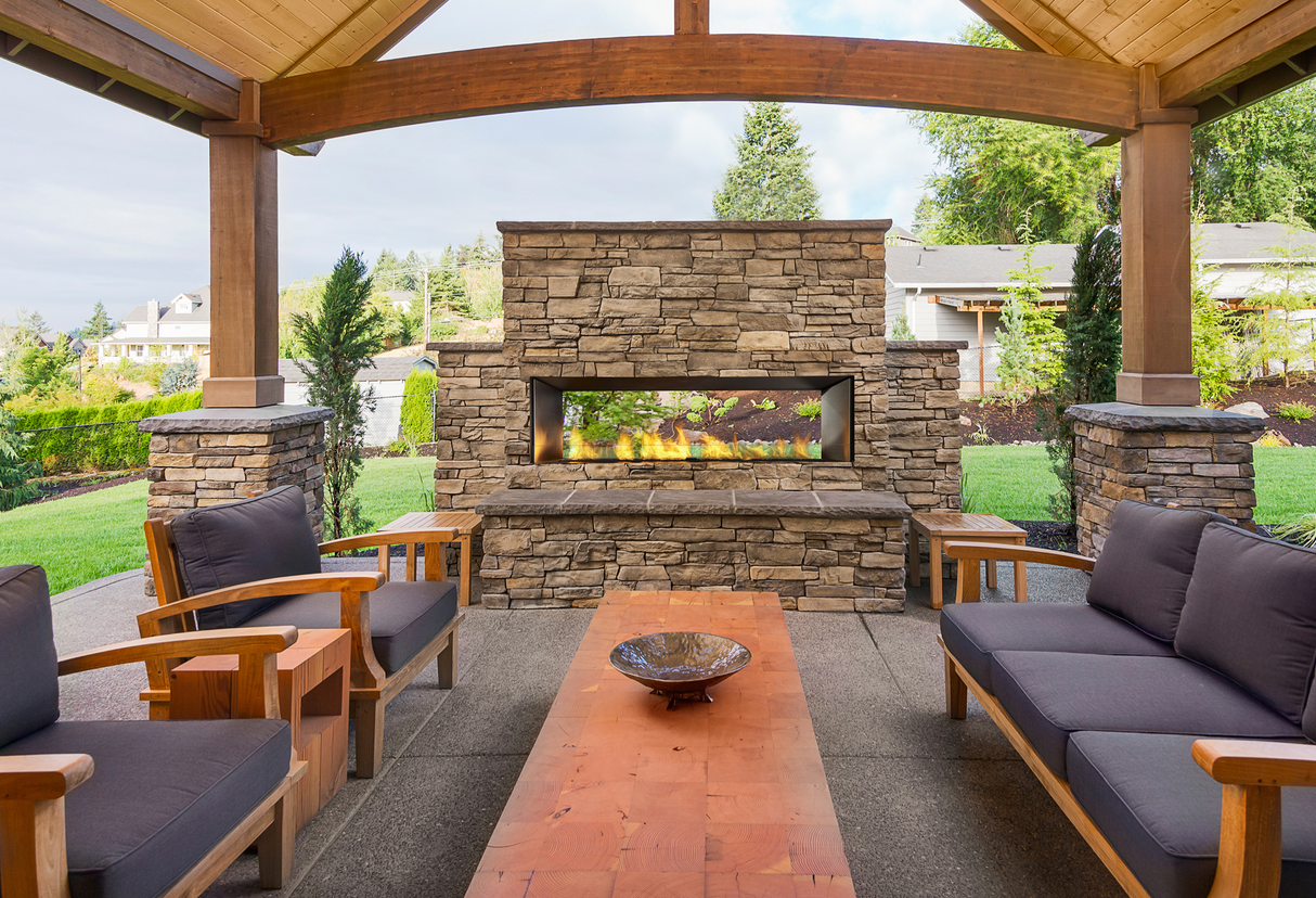 HZO60 Outdoor Gas Fireplace - Fireplace Canada