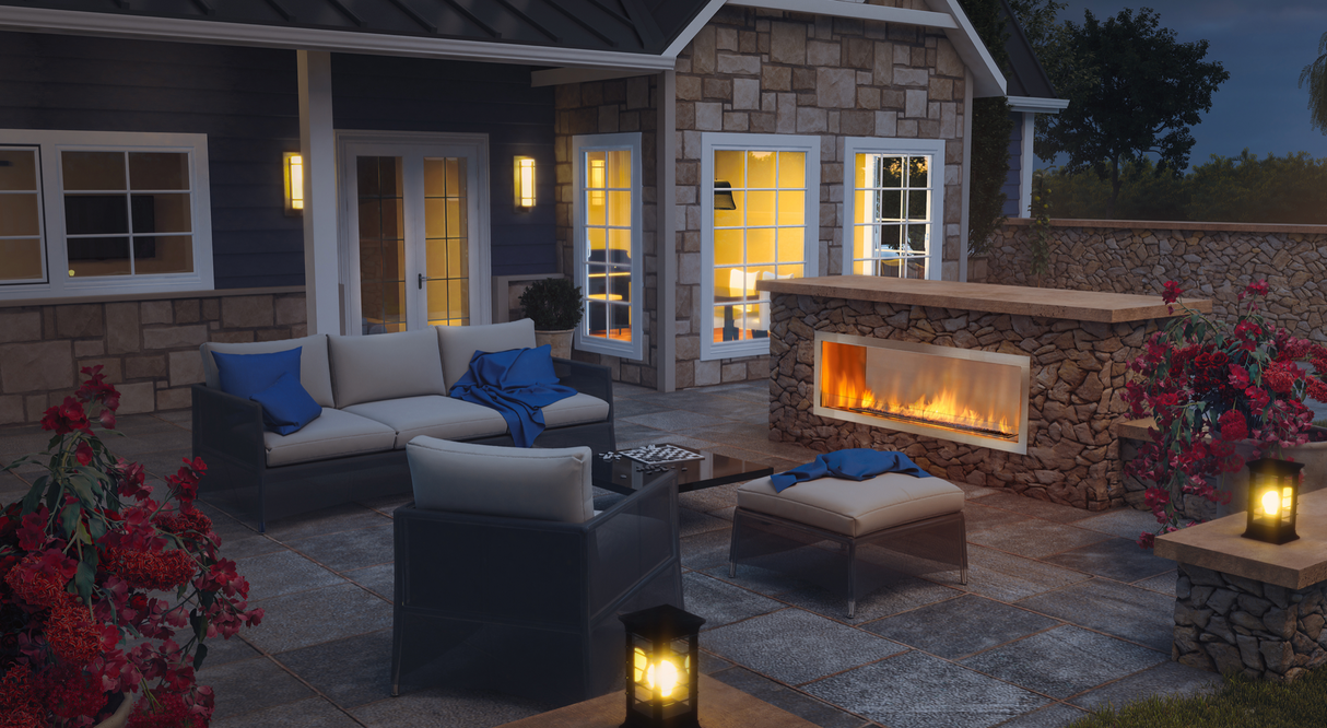 HZO60 Outdoor Gas Fireplace - Fireplace Canada