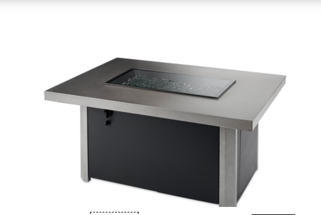 Caden Rectangular Gas Fire Pit Table - Fireplace Canada