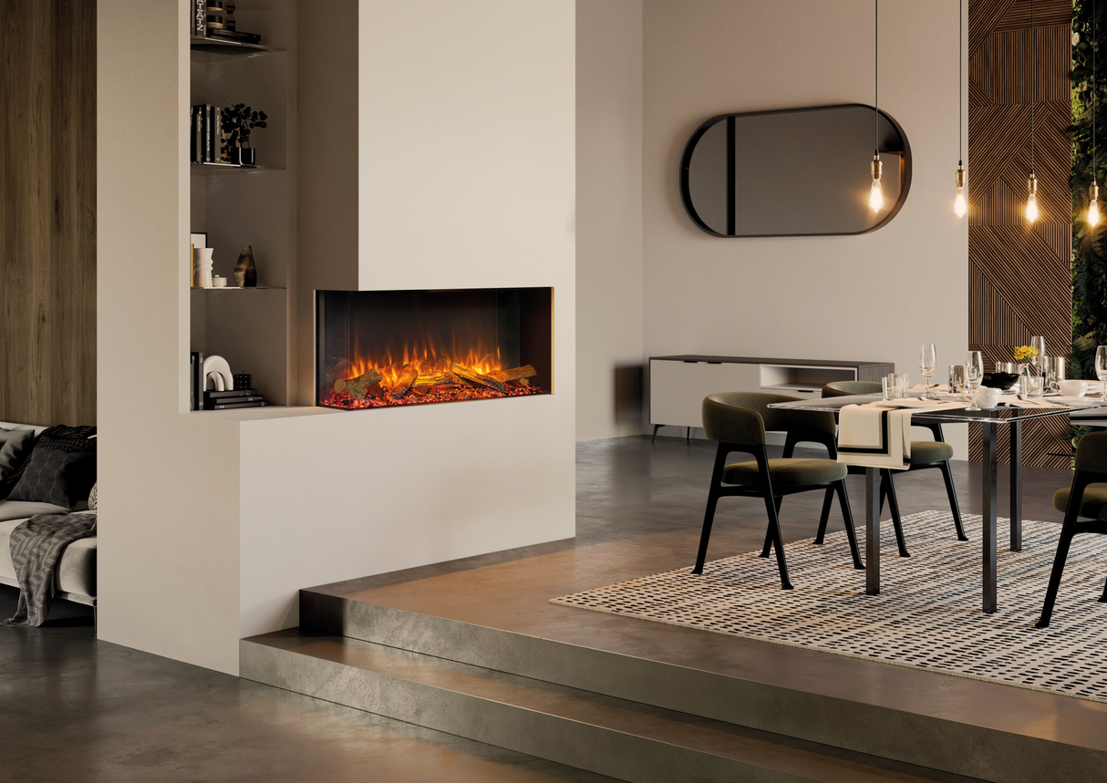 Skope 43" Built-in 3 Sided Fireplace (E110) - Fireplace Canada