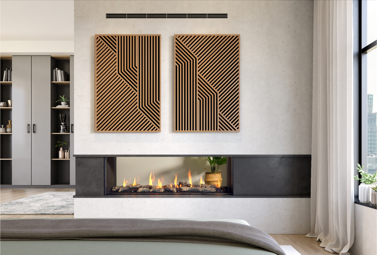 60" City Series Seattle See-Through - Fireplace Canada
