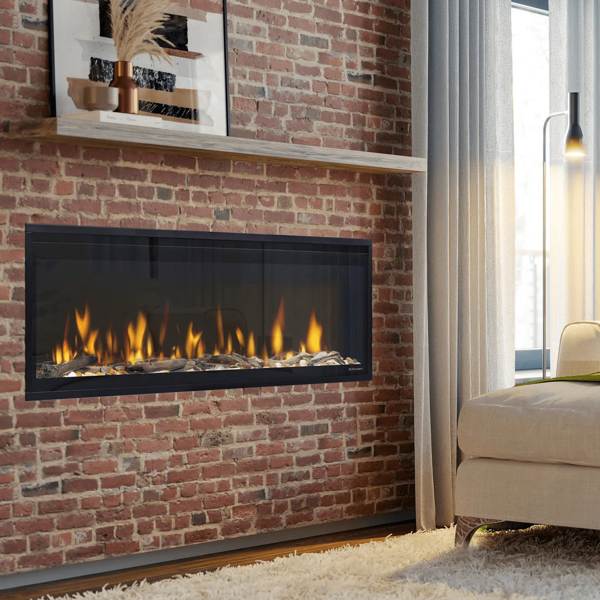 50" Ignite Evolve Linear Electric Fireplace
