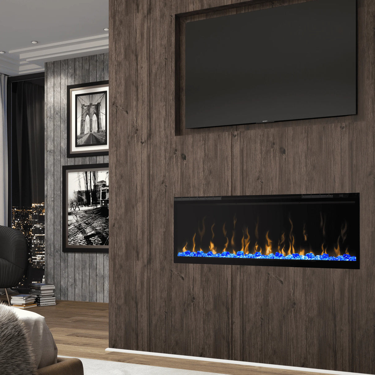 50" Dimplex IgniteXL Built-in Linear Electric Fireplace