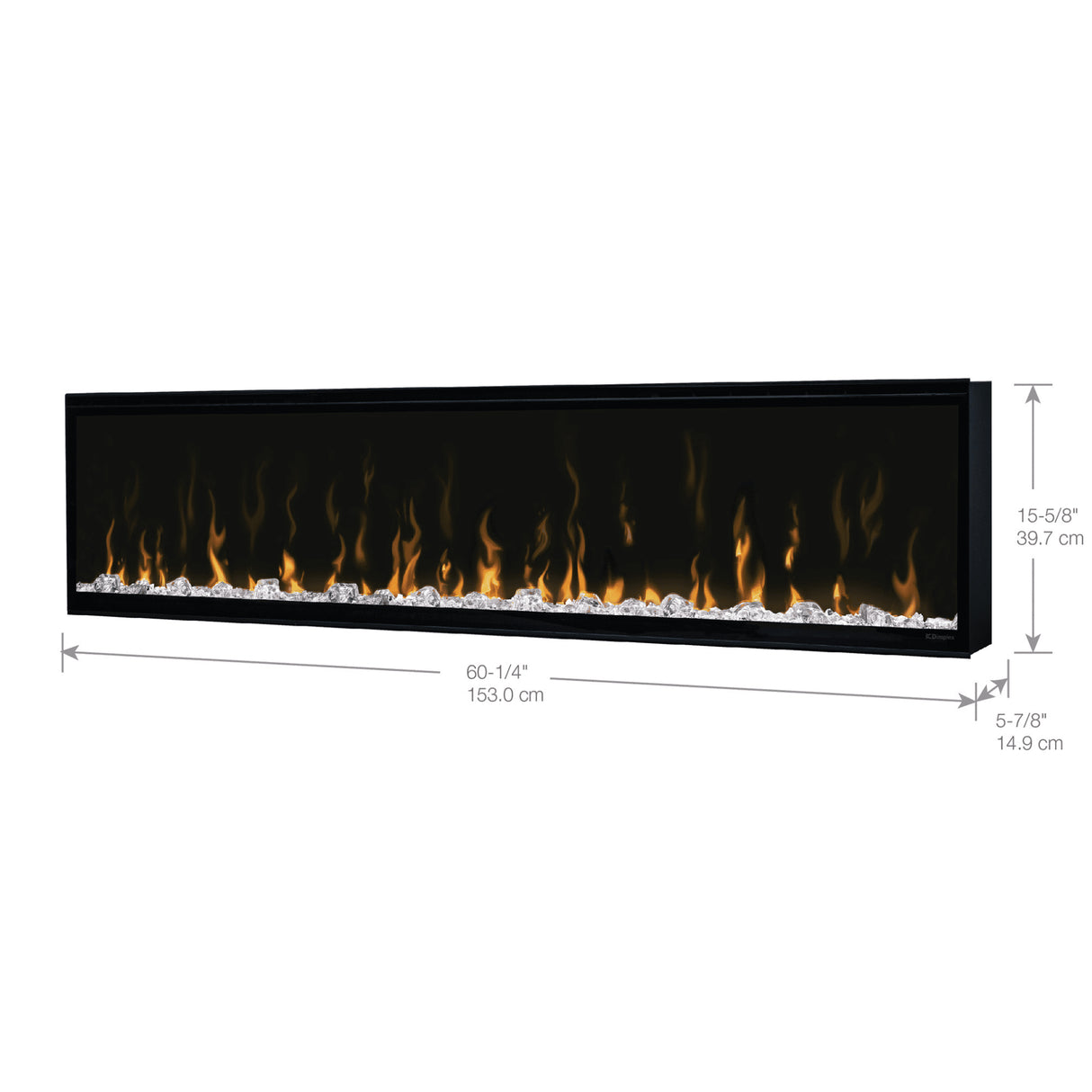 60" Dimplex IgniteXL Built-in Linear Electric Fireplace