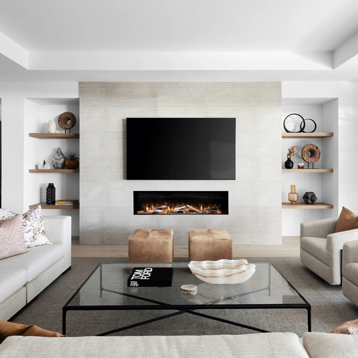 LEX3-S 60" Electric Fireplace