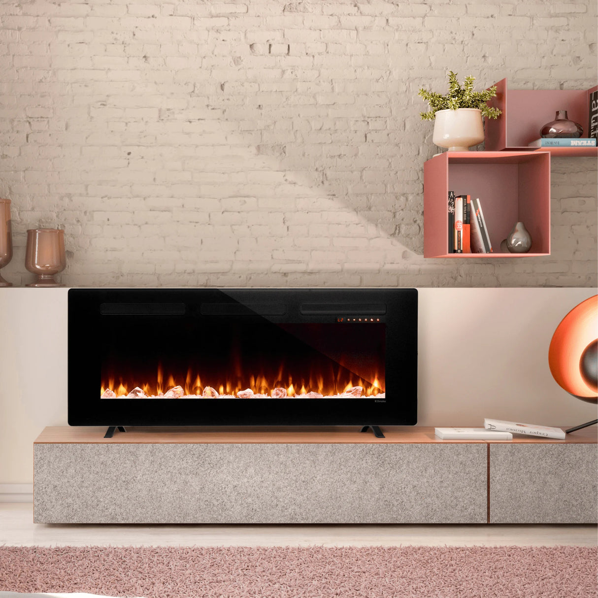 Dimplex Sierra 48" Wall-mounted/Built-In Linear Electric Fireplace