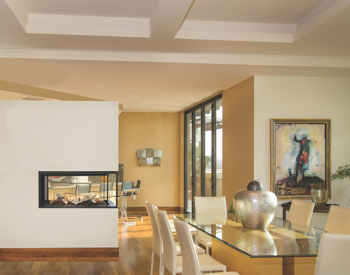 LX1 Peninsula Gas Fireplace - Fireplace Canada