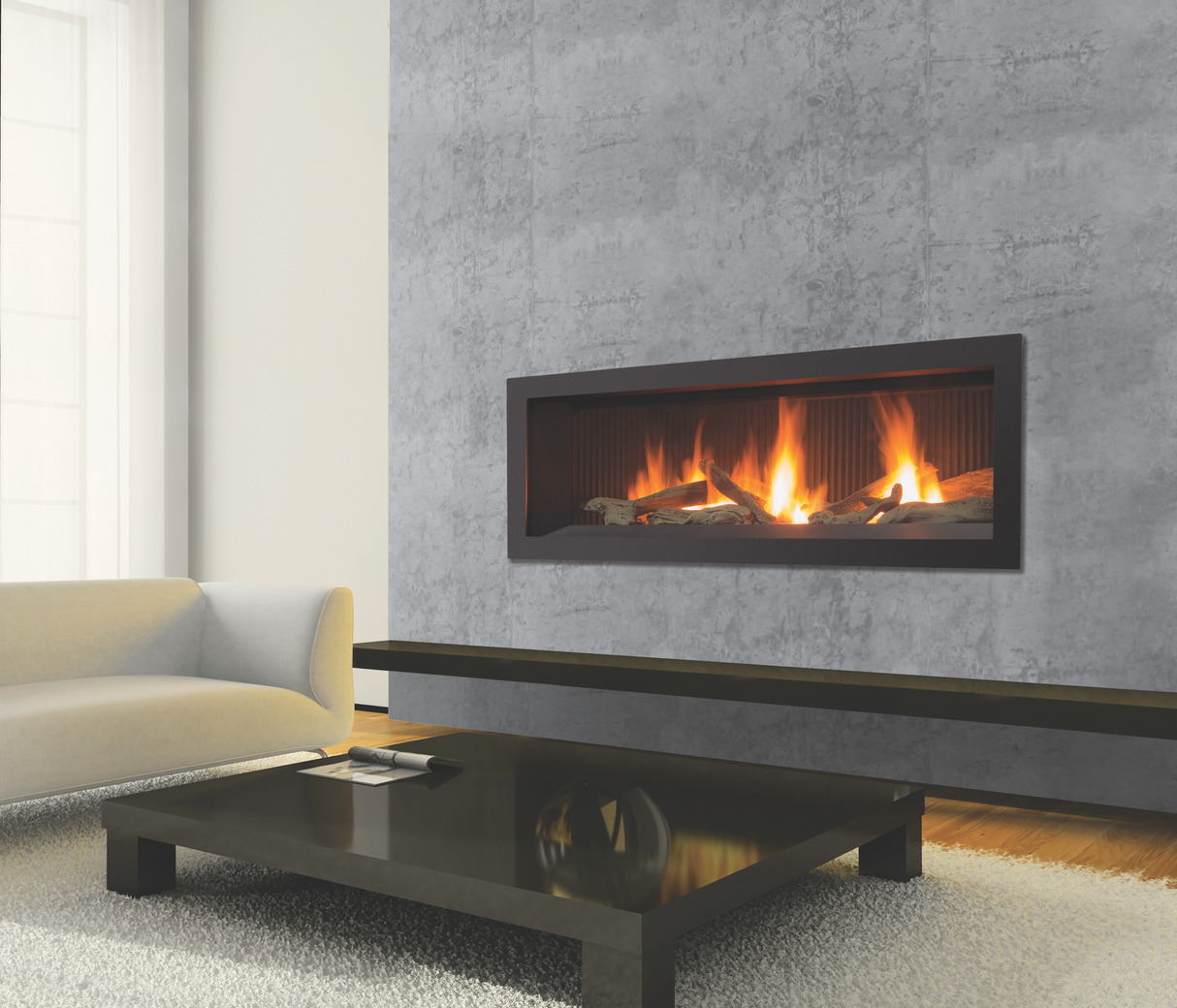 C44 Linear Gas Fireplace - Fireplace Canada