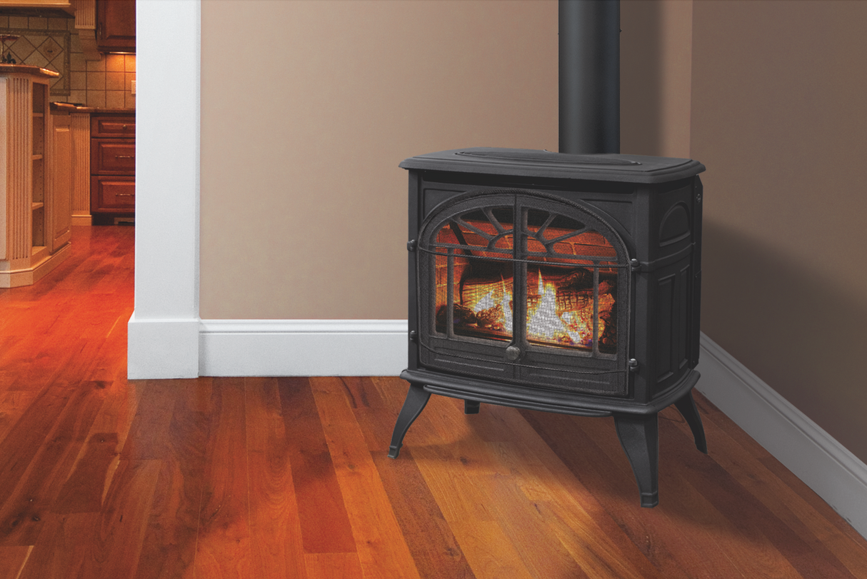 Westport Cast Iron Gas Freestanding Stove - Fireplace Canada
