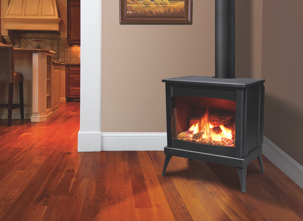 The Westport Steel Gas Freestanding Stove - Fireplace Canada