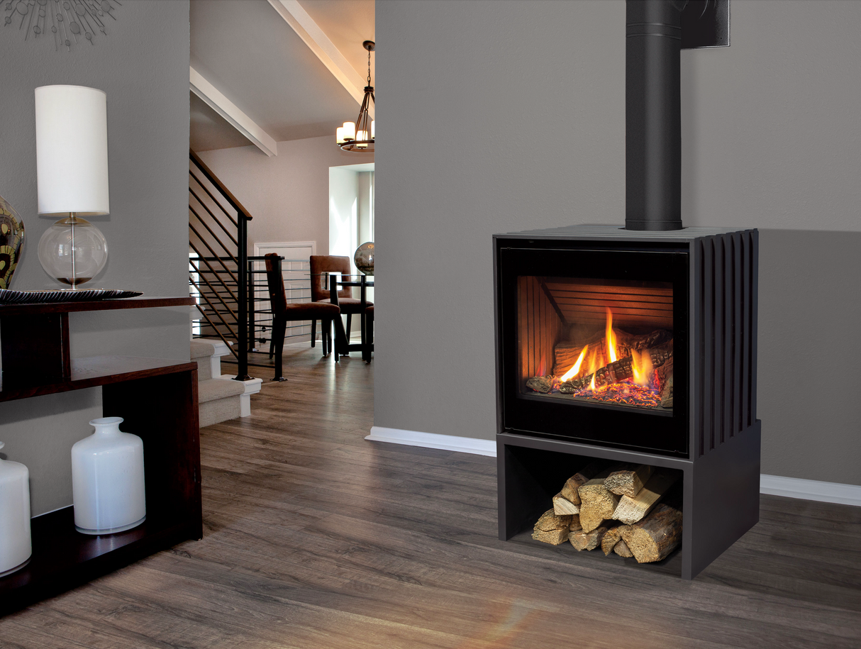 Cube Gas Freestanding Stove - Fireplace Canada