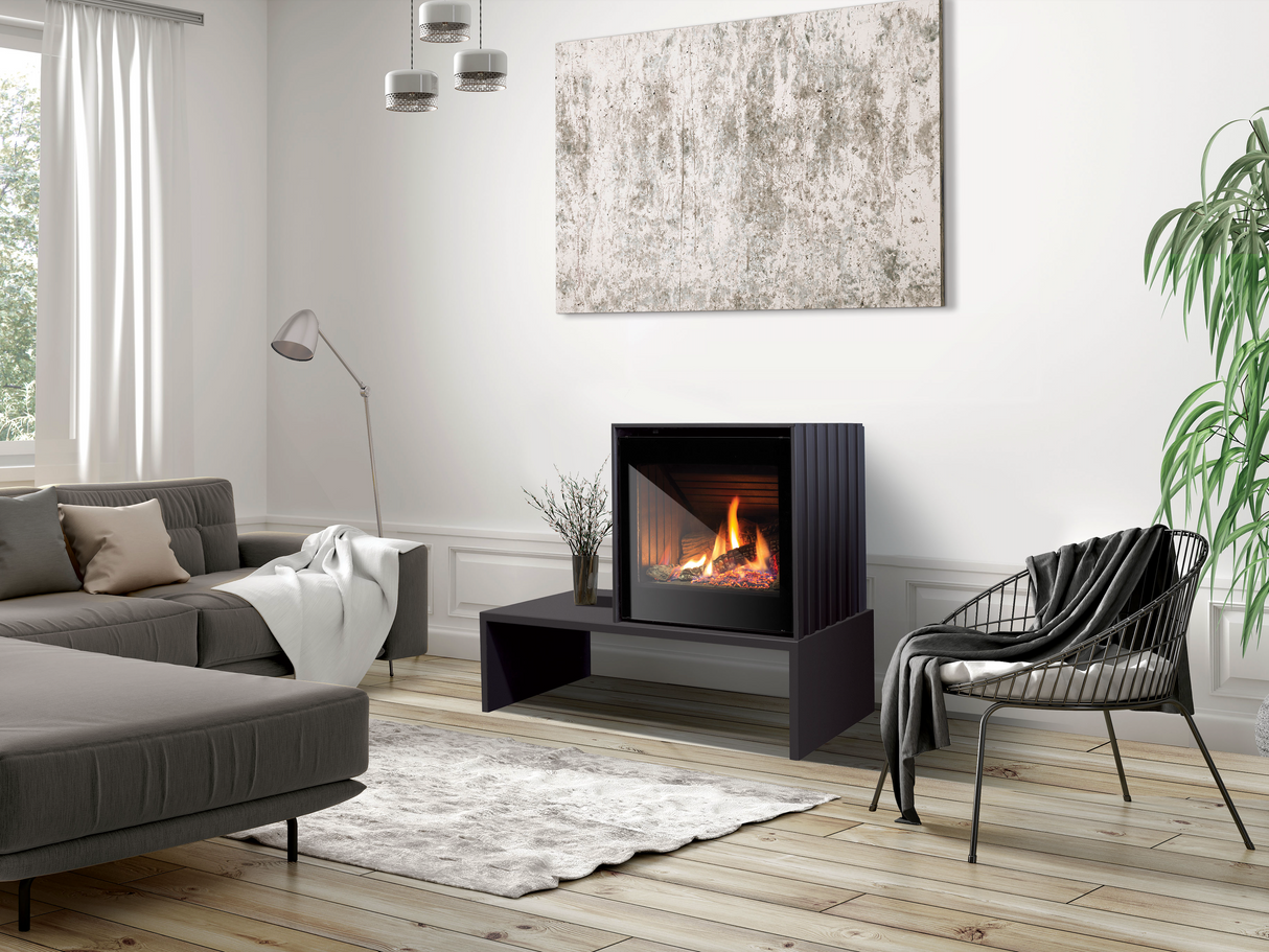 Cube Gas Freestanding Stove - Fireplace Canada