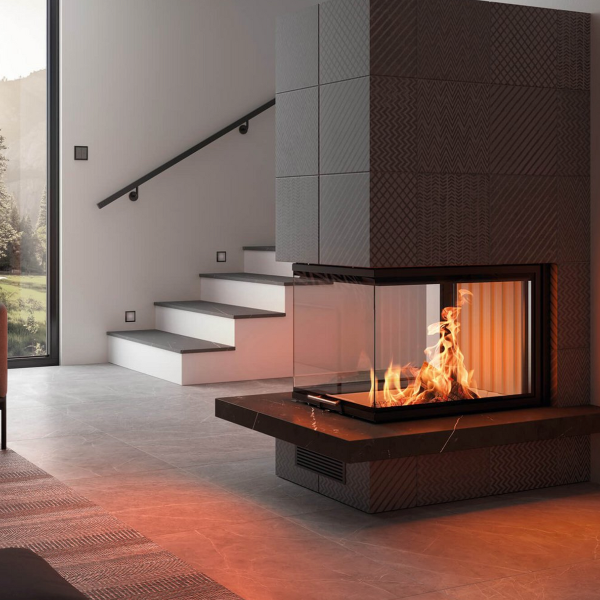 Arte U-70h-4S - Fireplace Canada