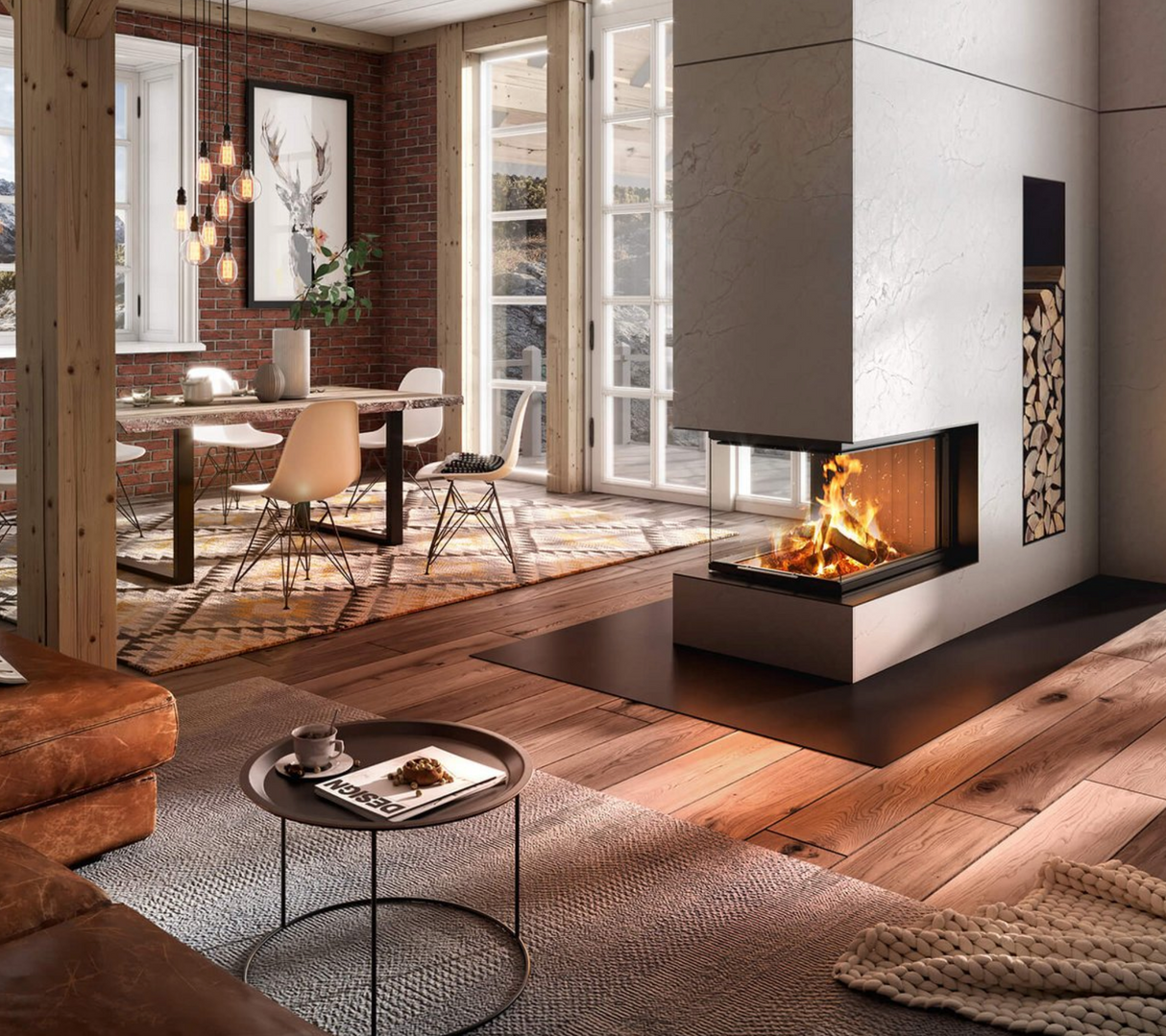 Arte U-90h-4S - Fireplace Canada