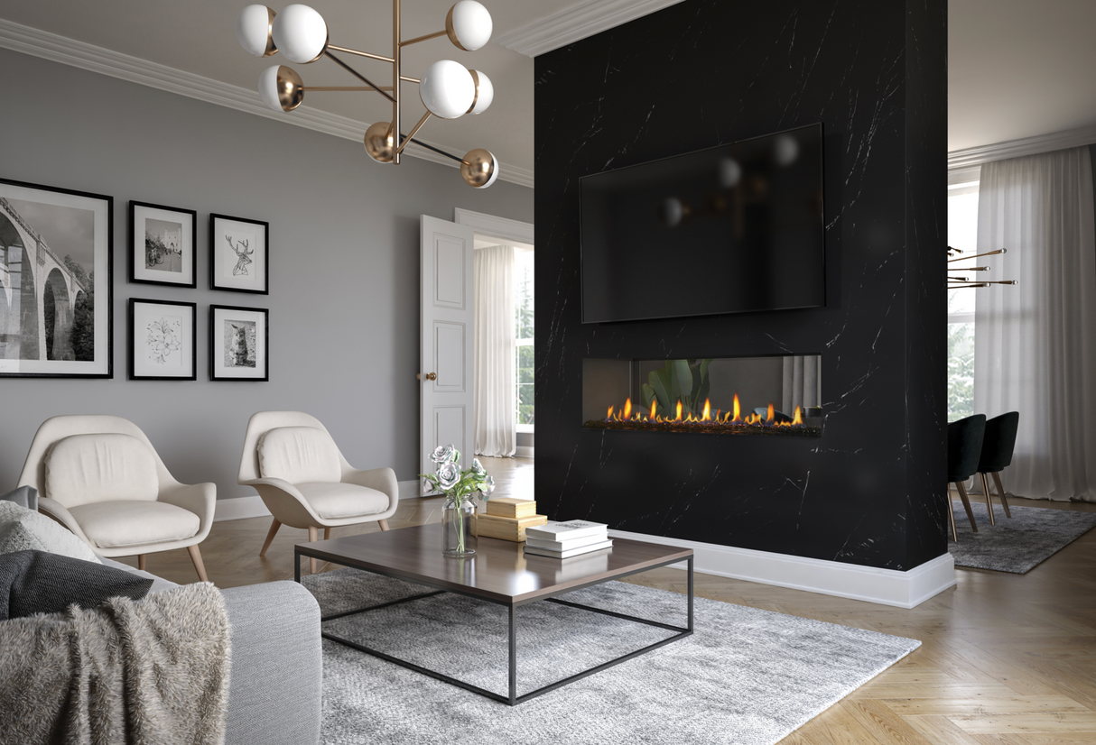 60" City Series Seattle See-Through - Fireplace Canada