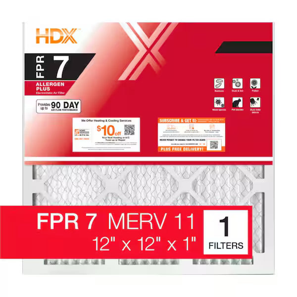 Honeywell 12 x 12 x 1 Air Filter FPR 7