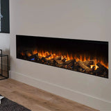 British Fires New Forest 63" Electric Fireplace | Black Edition