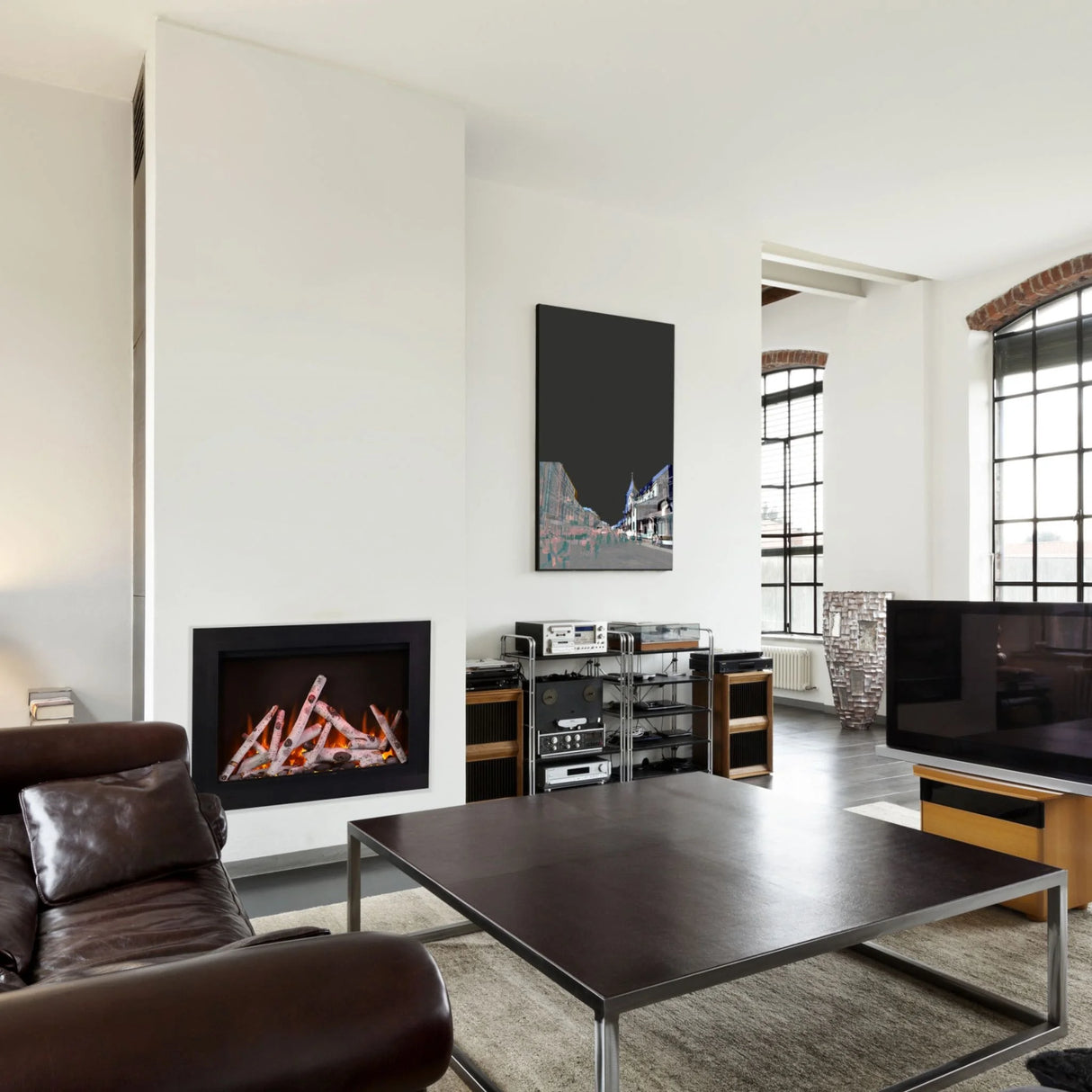 Amantii TRD Bespoke 33" Electric Fireplace (TRD-33-BESPOKE)