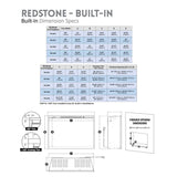 Modern Flames Redstone 42" Electric Fireplace Insert (MOD RS-4229 )