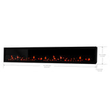 Dimplex Vital Essence 100" Linear Electric Fireplace (ESN100)