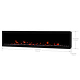 Dimplex Vital Essence 74" Linear Electric Fireplace (ESN74)
