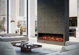 Onyx 75" Built-in 3 Sided Fireplace (EX190)