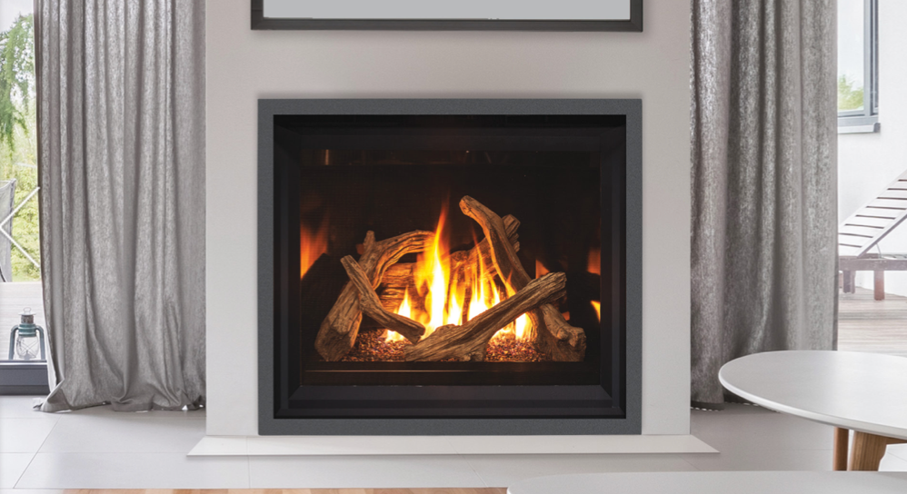 G42 Gas Fireplace- Glass Burner