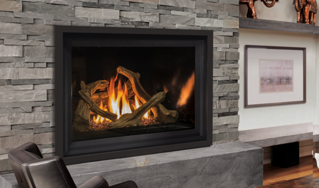 G50 Gas Fireplace-Glass Burner