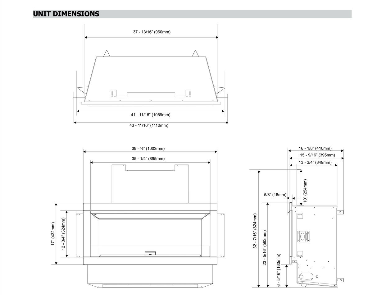 HZO42 Outdoor Gas Fireplace