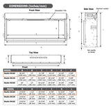 Regency Studio 41" Linear Built-in Electric Fireplace (ES105)
