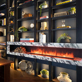 60" Aquafire Electric Fireplace