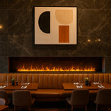60" Aquafire Pro Electric Fireplace