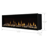 74" Ignite Evolve Linear Electric Fireplace