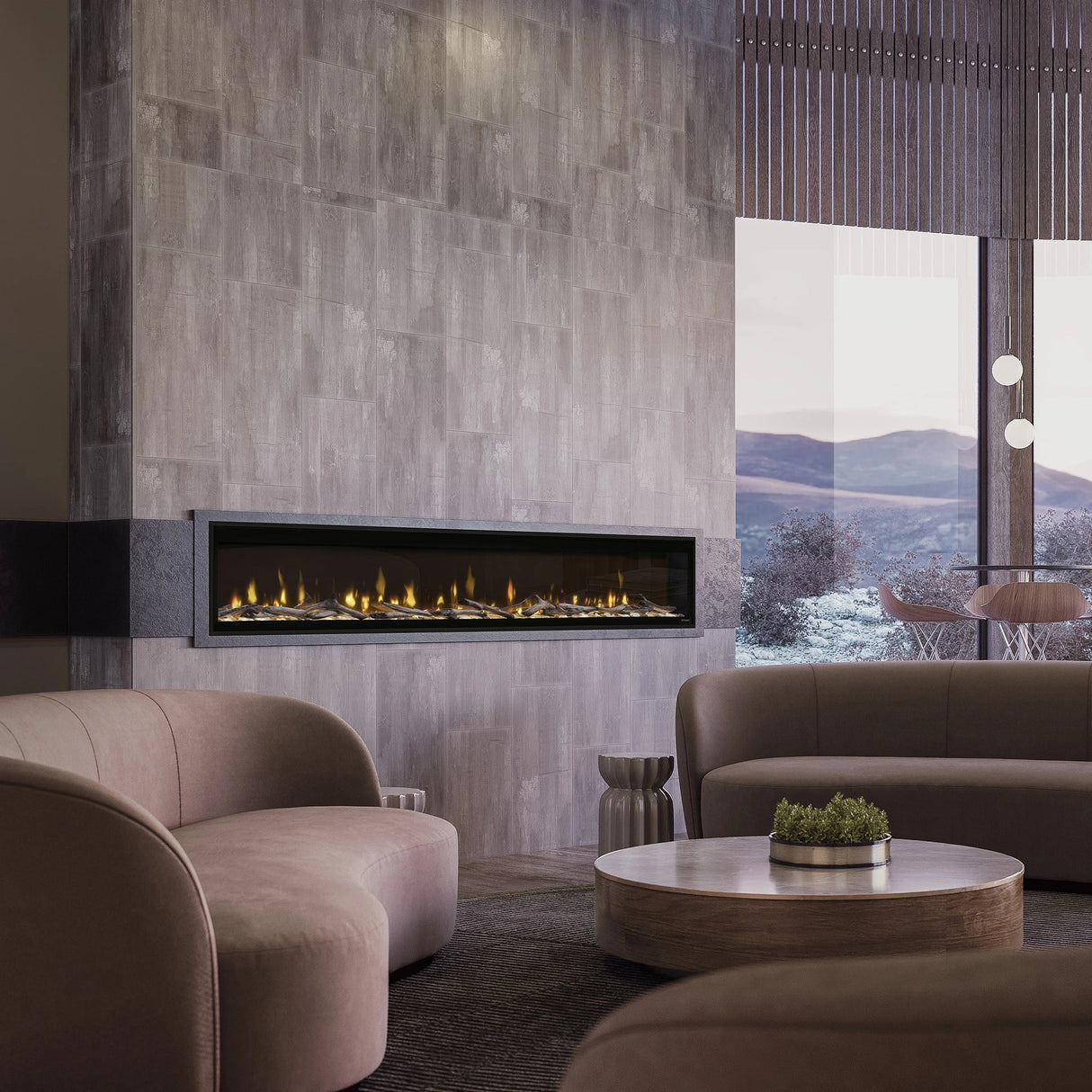 100" Ignite Evolve Linear Electric Fireplace
